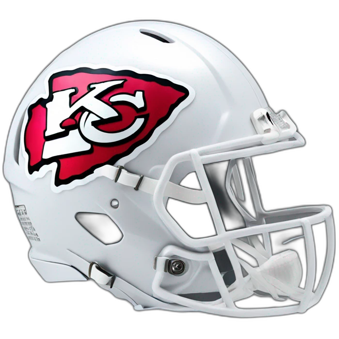kansas city chiefs football helmet emoji