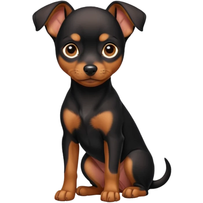 cachorro pinscher  emoji