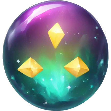 Magical gem orb emoji