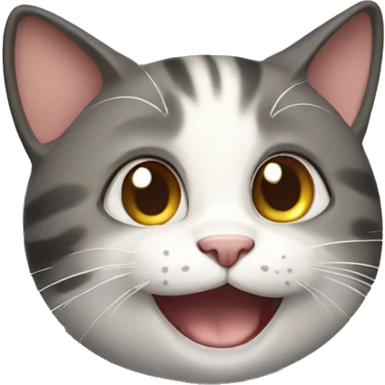 Happy cat emoji