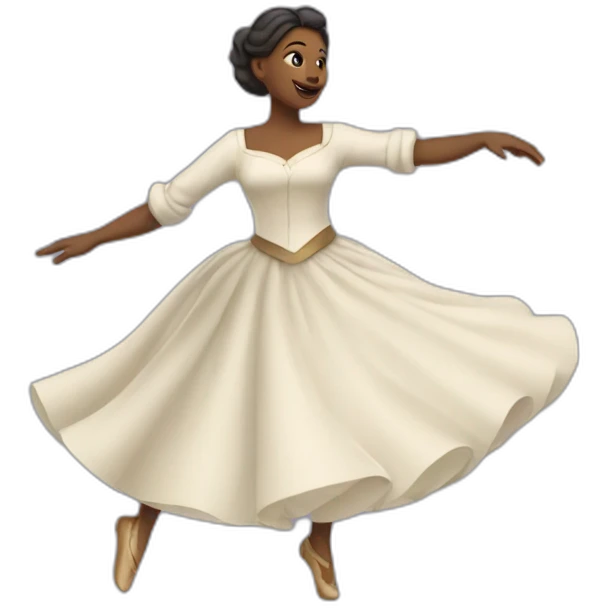 Femme de ménage qui danse emoji