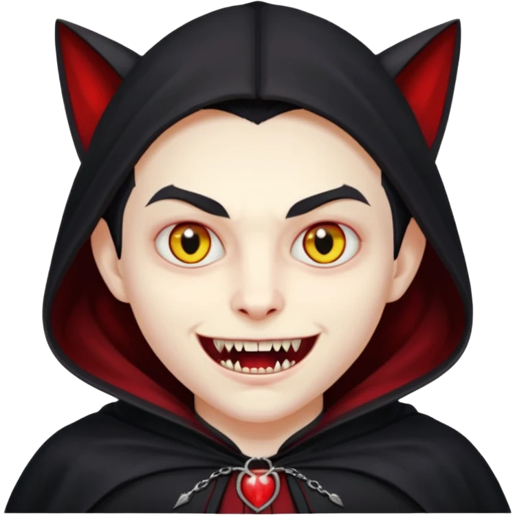 vampire with animal emoji