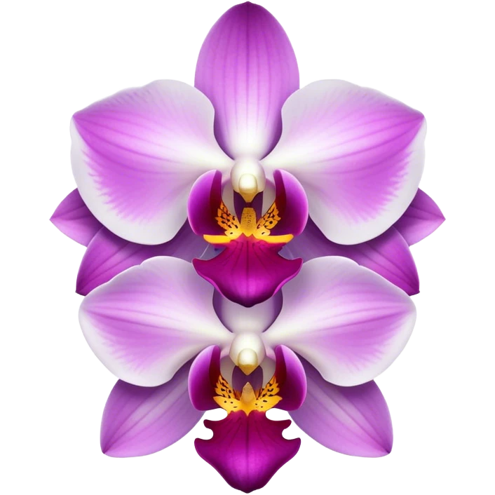 Orchid flowers emoji