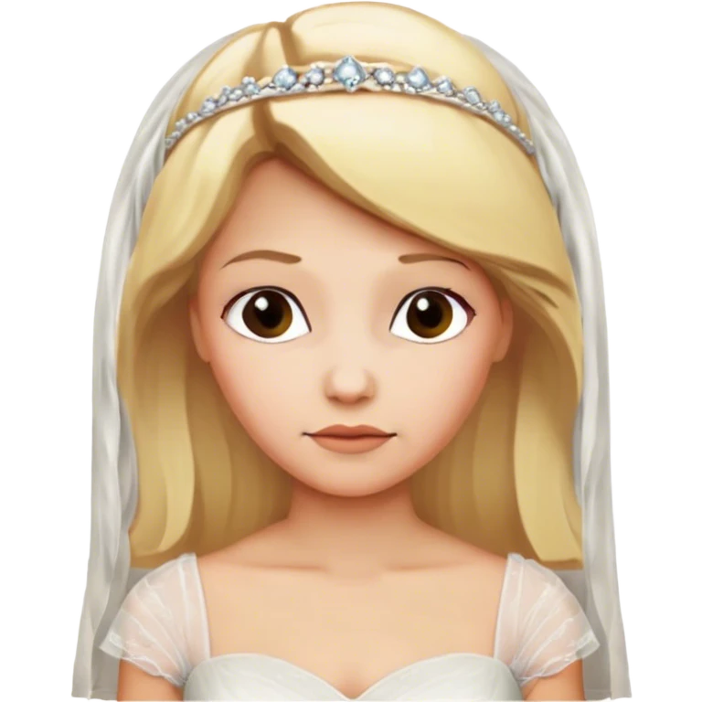 blonde bride  emoji