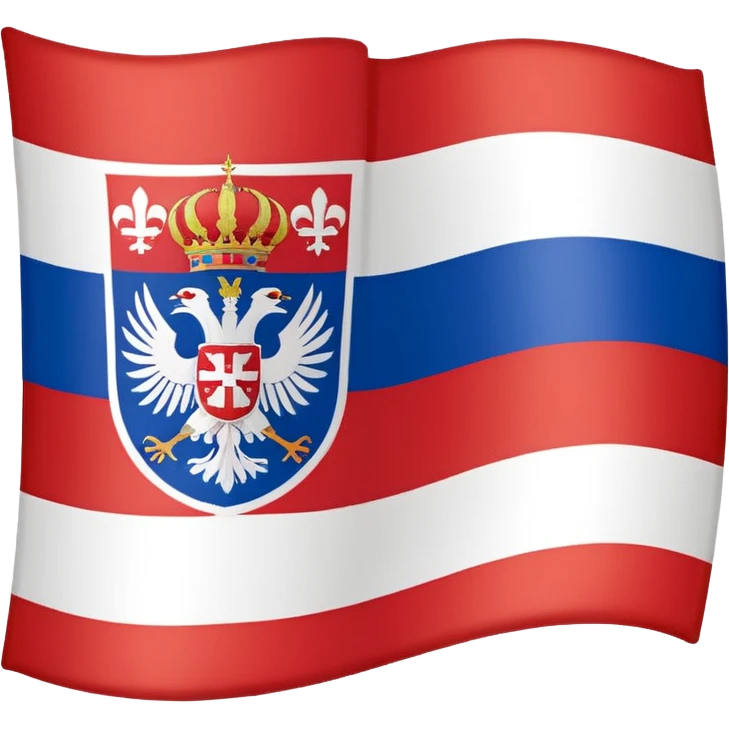 make me a emoji with serbian empire a  flag emoji