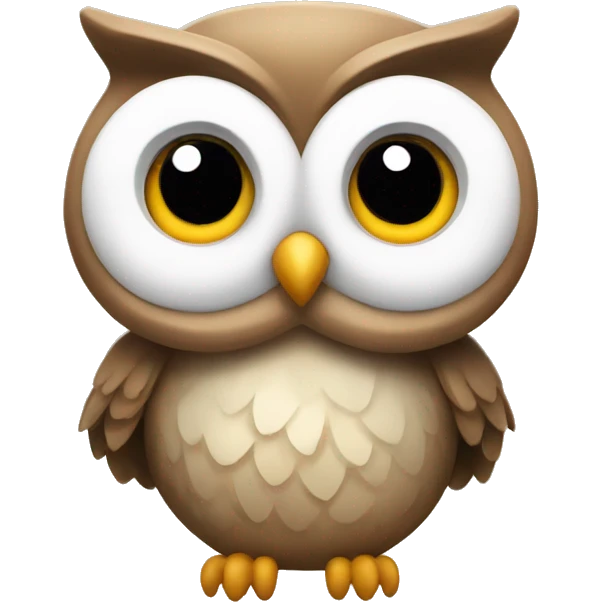 owl with bow emoji