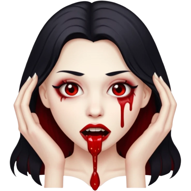 vampire sexy mouth bleedy emoji