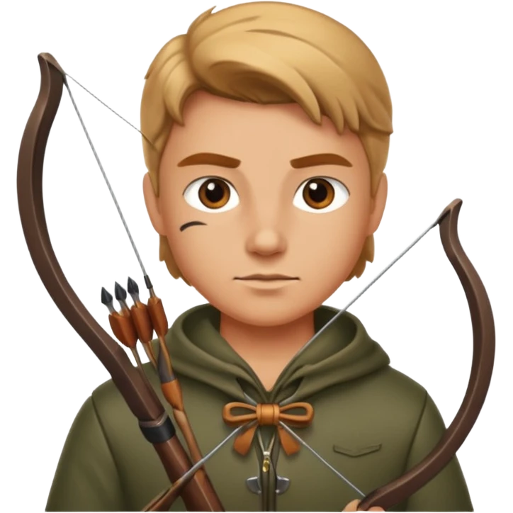 Ein jäger mit Bogen emoji