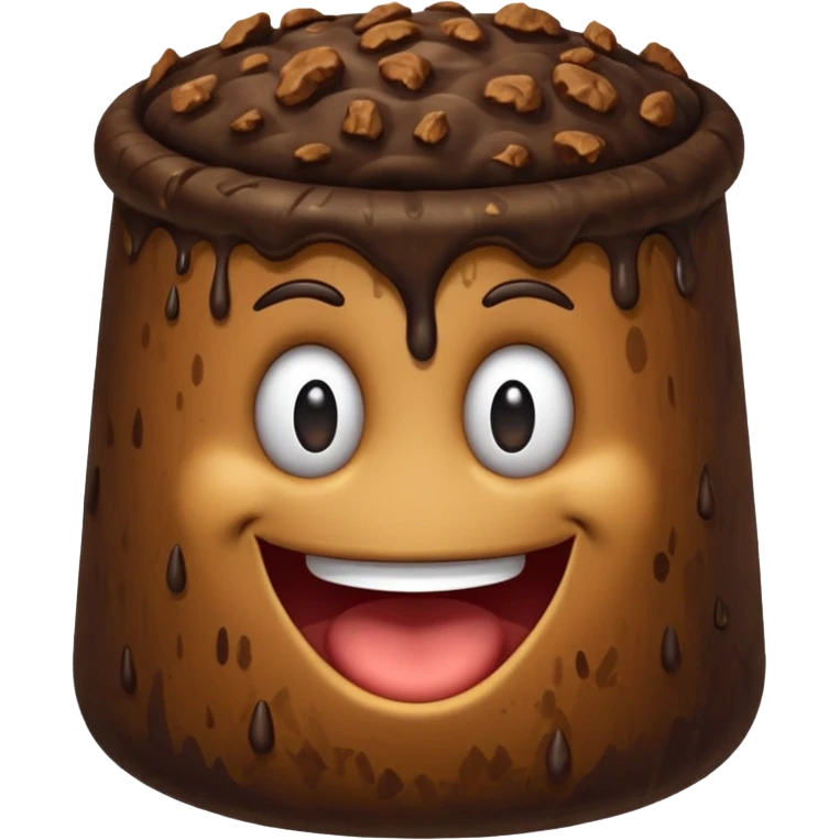 poo with grin and massive penis emoji