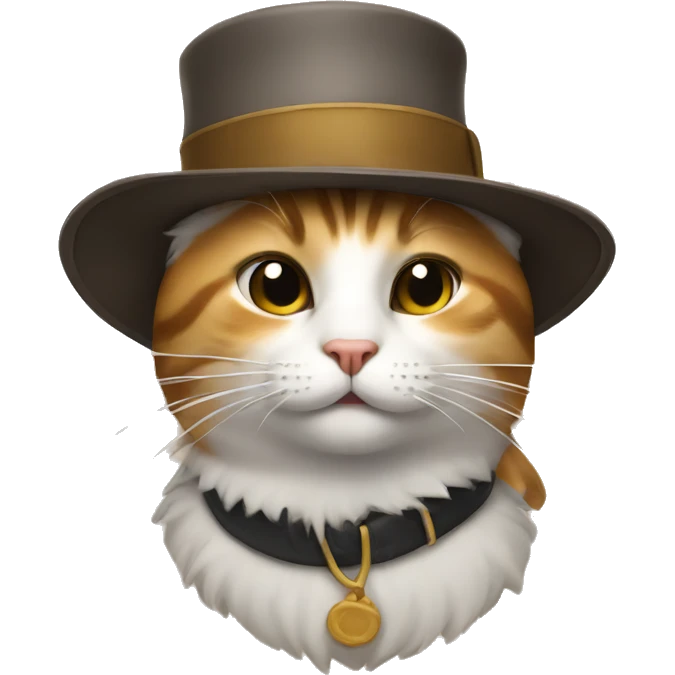 Cat with a hat emoji