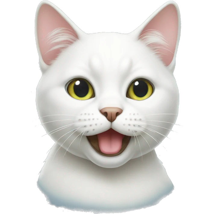 White cat emoji