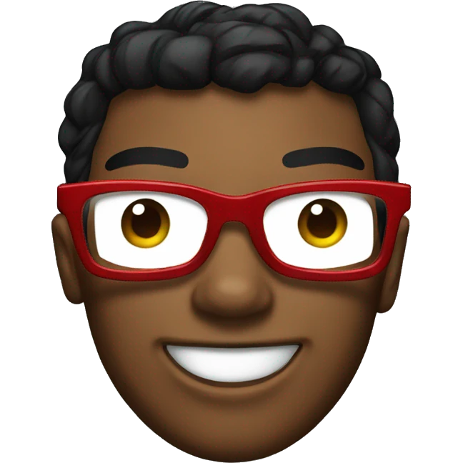 Spiderman with glasses emoji
