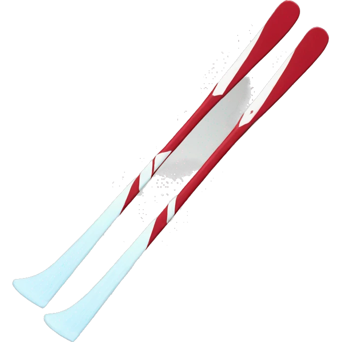 Deep red Skis emoji