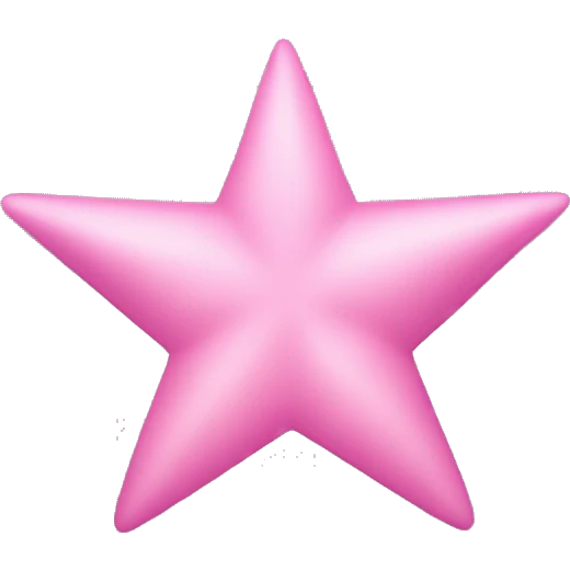 Three small pink , 4-pointed stars grouped together. The stars have a slightly elongated shape, giving them a twinkling effect. They vary in size, with the largest star in the center and two smaller stars on either side.  emoji
