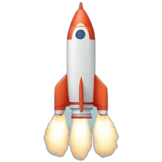 rocket, flat emoji