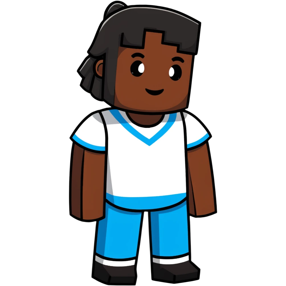 Danielle Brooks as a Minecraft character emoji