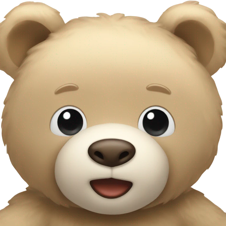 Teddy bear beige  emoji