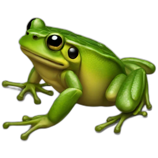 Black-scorpion-fighting-frog emoji