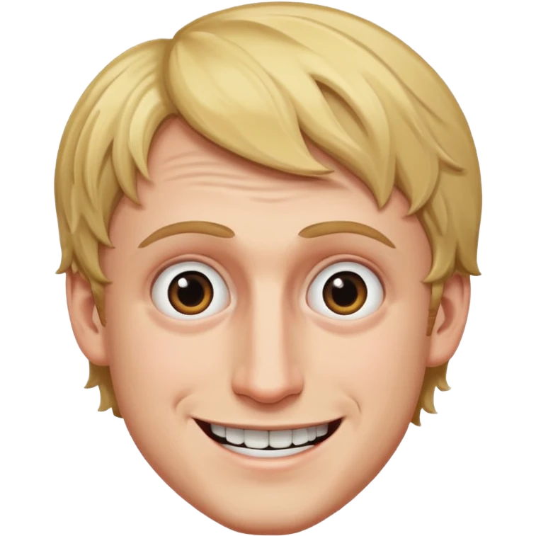 Logan Paul with a creepy smile emoji