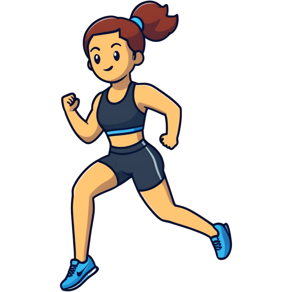 Runing woman emoji