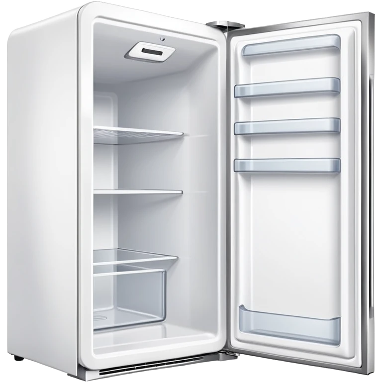 modern white fridge emoji