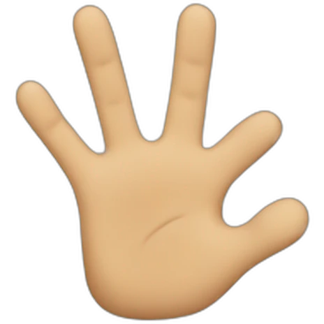 Waving hand emoji