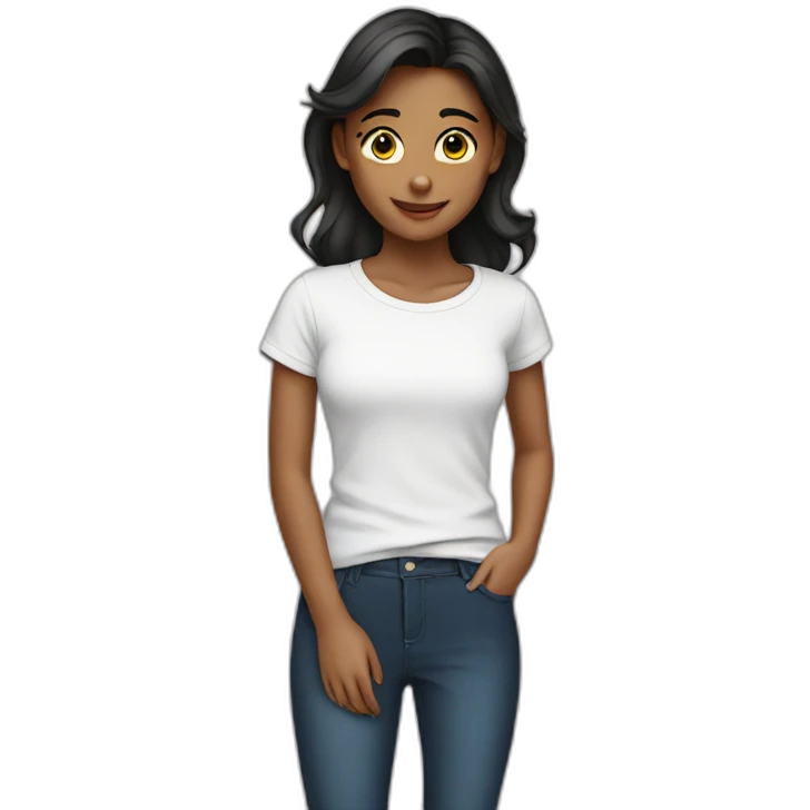 Girl shirt emoji