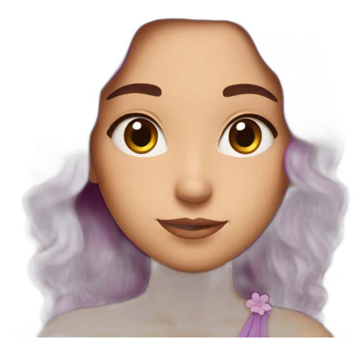 flor lila emoji