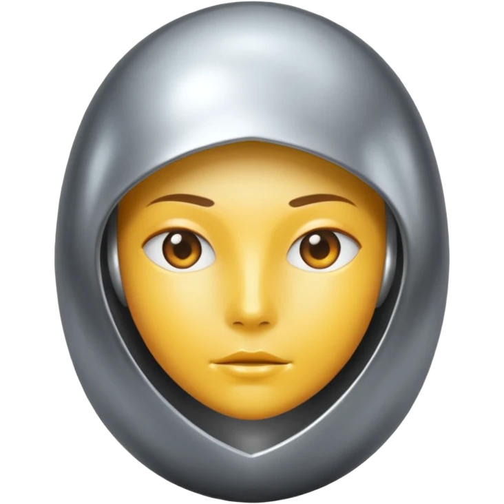a person standing in a protective shell emoji