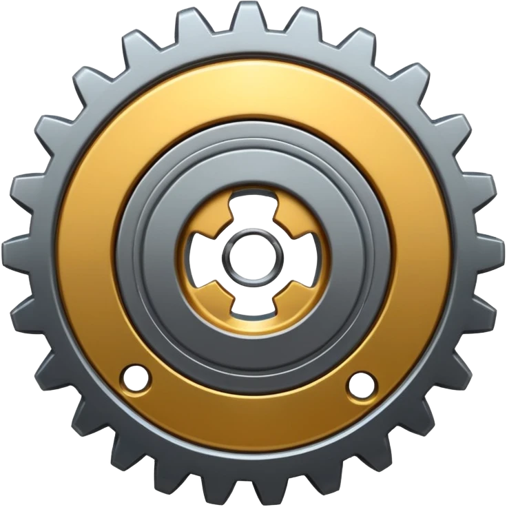 Pignon de mécanique emoji