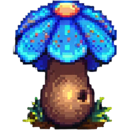 Glowing mushroom emoji