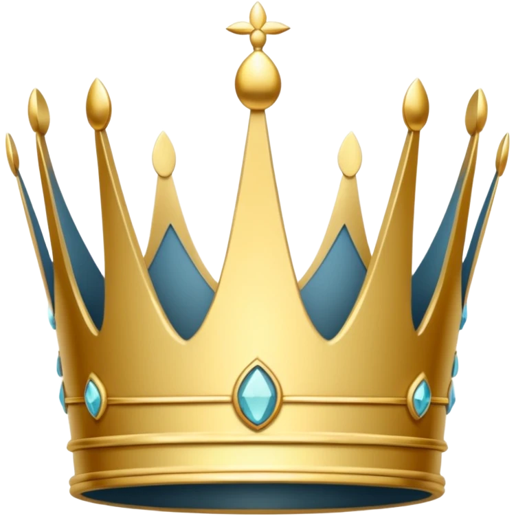 White crown skinny emoji