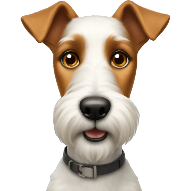 Fox terrier dog emoji