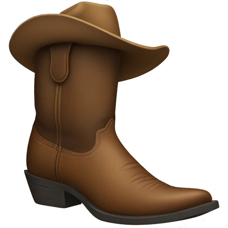 boots with a cowboy hat  emoji
