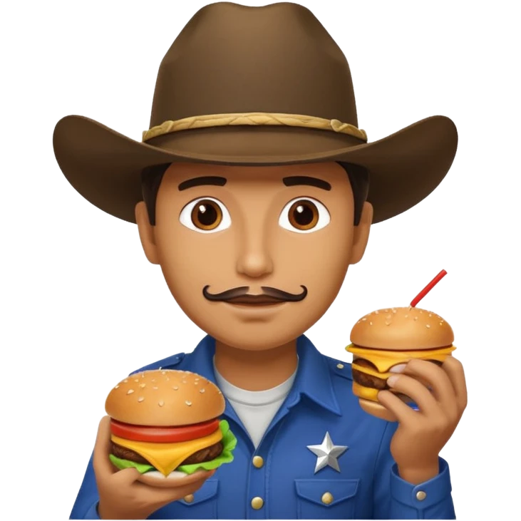 Texas Rangers with Burgers  emoji