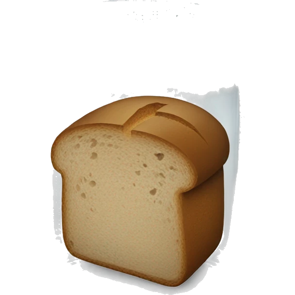 a glass with a slice of black bread on top emoji