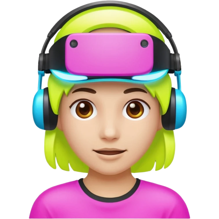 Neon Visor Gamers emoji