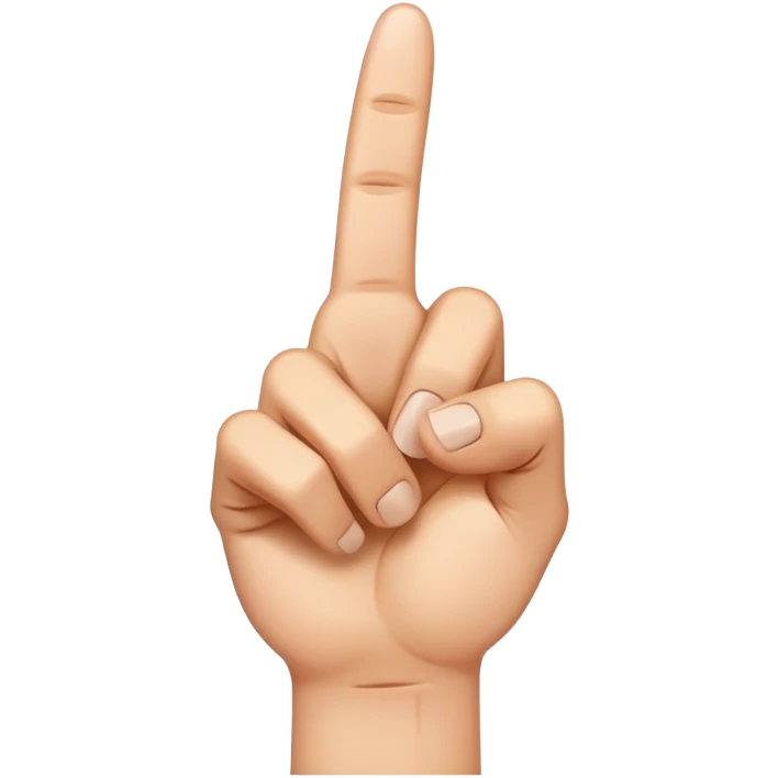 Middle Finger emoji