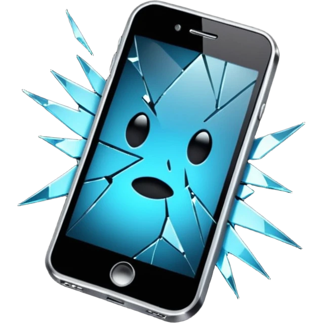 broken phone emoji