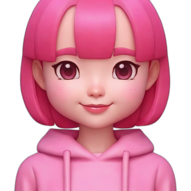 Pink girl  emoji