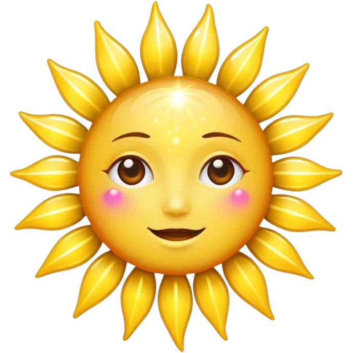 sparkle sun emoji