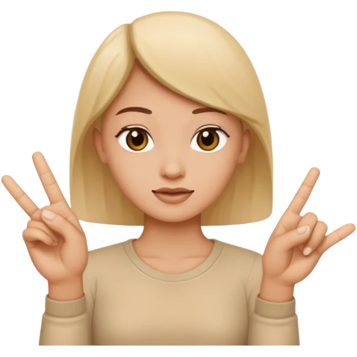 25 in sign language emoji