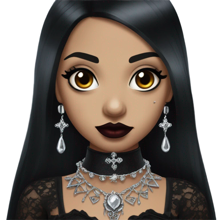 Gothic girl emoji