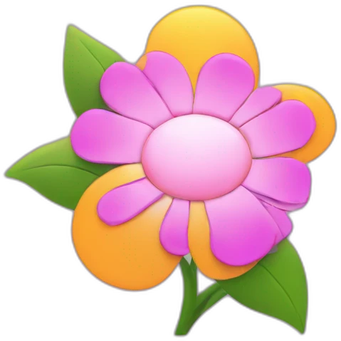 flowers abstract company logo emoji