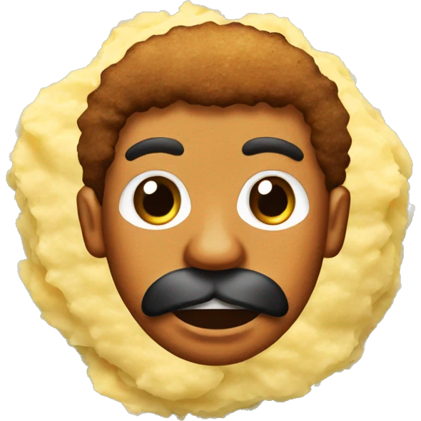 Milanesa with mashed potatoes emoji