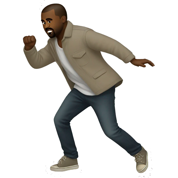 Kanye West dancing  emoji