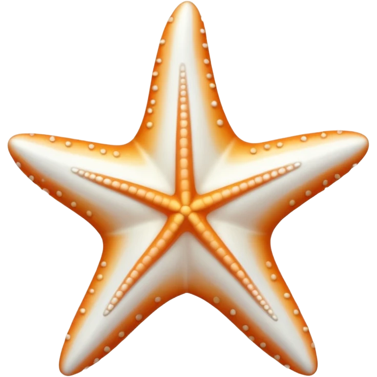 luxury white starfish emoji