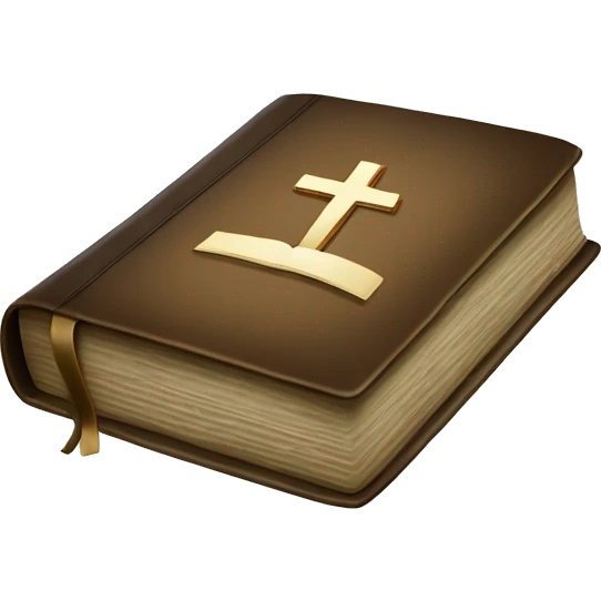 Bible that says “Holy Bible” on side emoji