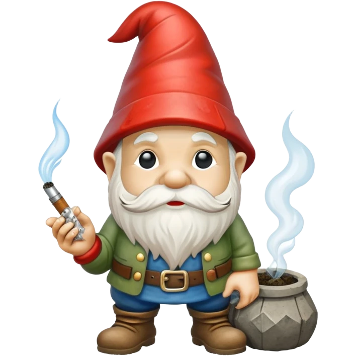 garden gnome smoking meth emoji