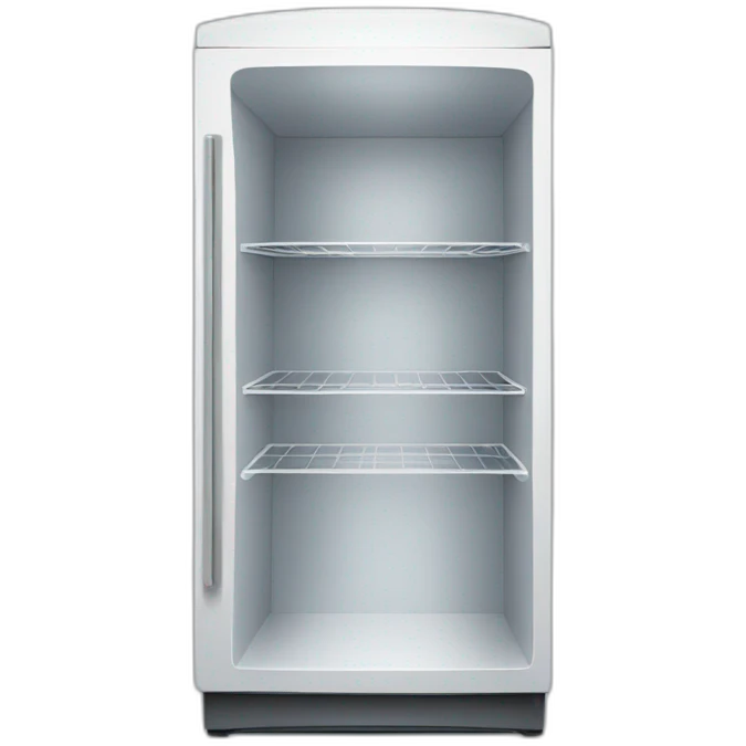 Empty fridge emoji